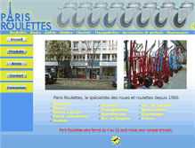 Tablet Screenshot of parisroulettes.fr